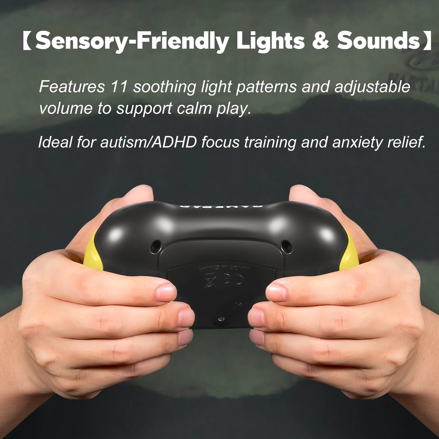 Electronic pop-up game light up play fidget toys, handheld games for children adults Push button gamepads press push games,5 mode