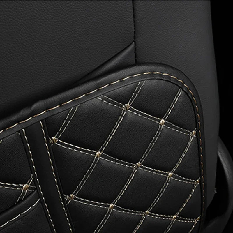 PU Leather Car   Anti-dirty  Back Hanging  Organizer Interior Accessories Wear-resistant Stowing Tidying Pocket